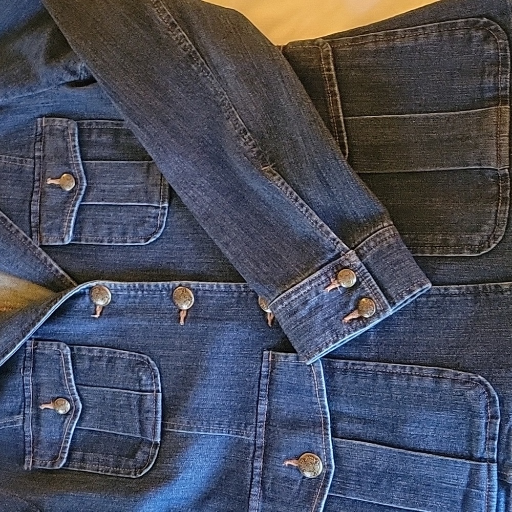 Chaps Jean jacket/blazer - Picture 6 of 8